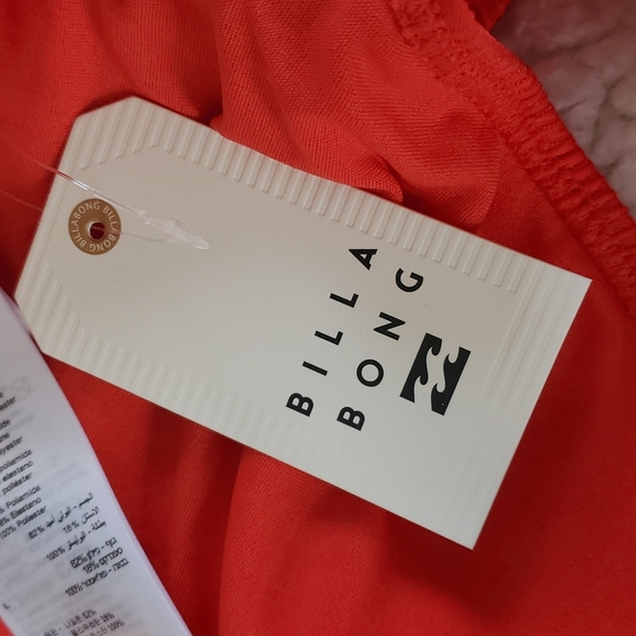 Billabong Wave Trip Maui Rider Bikini Bottoms Red - Picture 8 of 12